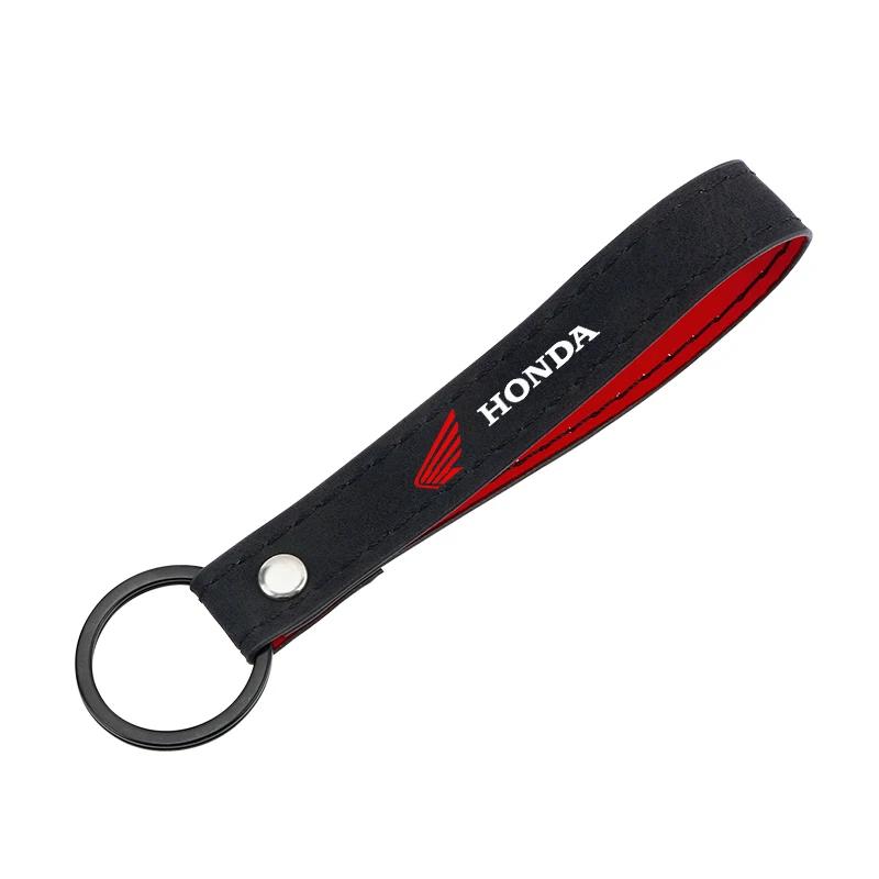 SLZPW1 3D Logo Motorcycle Front Fluid Brake Reservoir Sock With Keychain Key ring For Honda CRF CB CR XR CRM CBR 125 250 300 350
