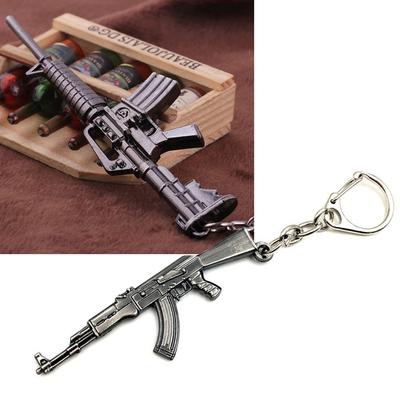 6 см мини-пряжка для ключей M4A1 AK47 кулон металлический брелок для ключей кулон подарок