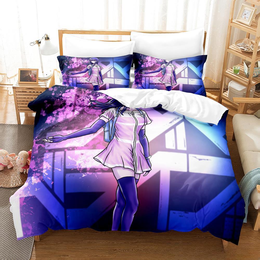 Новый комплект постельного белья Akudama Drive, односпальная кровать, двуспальная кровать размера «king-size», комплект постельного белья для взрослых и детей, комплект простыней с 3D-аниме