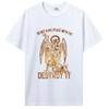 Do Not Make Peace with Evil Destroy It Archangel Saint Michael Tshirt Summer Cotton ONeck Mens Tshirt Oversize Streetwear