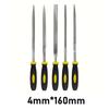 Mini Metal Needle File High-Carbon Steel Non-Slip Ergonomic Handles Hand Files Hardened Alloy Detail Precise Work Premium New