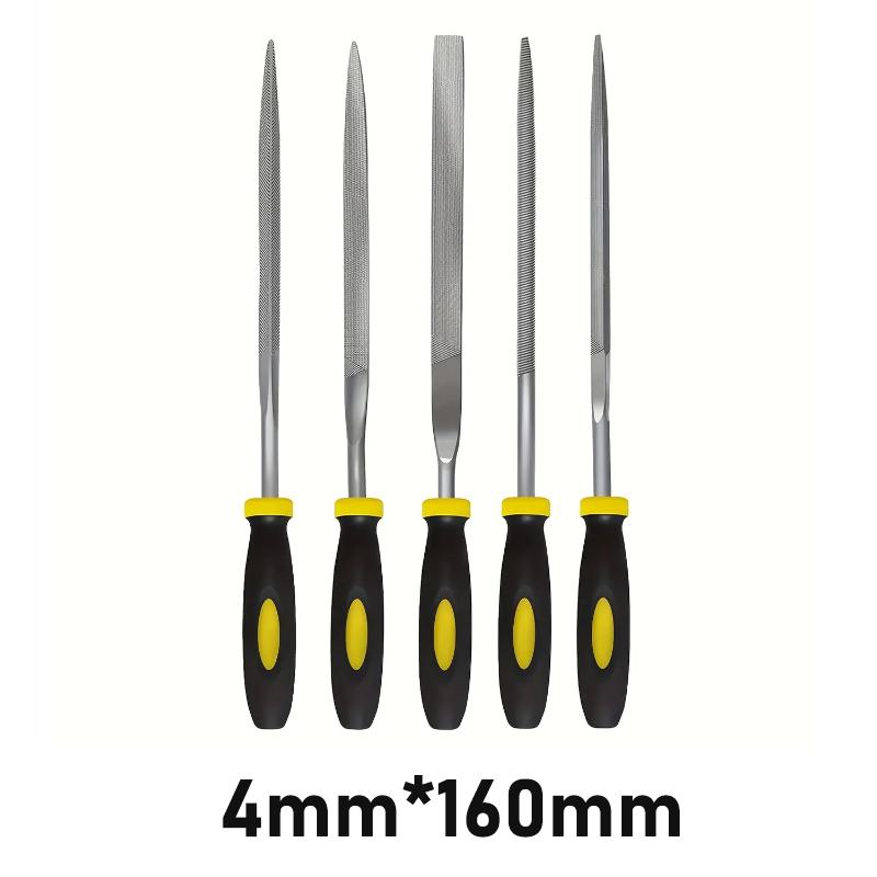 Mini Metal Needle File High-Carbon Steel Non-Slip Ergonomic Handles Hand Files Hardened Alloy Detail Precise Work Premium New