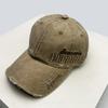 Baseball Stitching Stitched Embroidered Alphabet Side Women  Men Her Him For Fresh Caps Peaked Hats Sunshade Broken Style Versatile Personal Retro