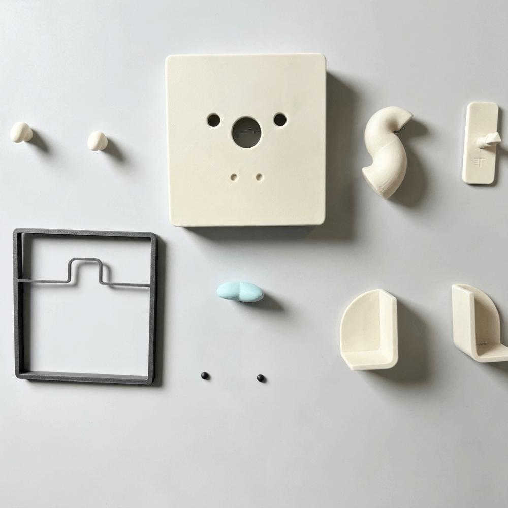 3D Printed Light Switch Cover Animal Nose Switch Plate Cover Switch Protector Home Ornament