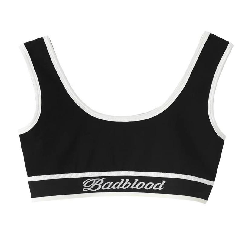 Женская спортивная майка Badblood BCAC Series в корейском стиле - Короткий жилет в американском стиле 'Hot Girl'