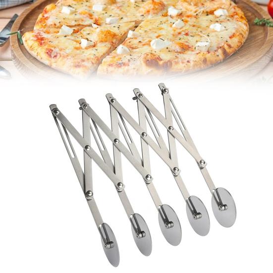 Колесо для пиццы из нержавеющей стали Yousheng, профессиональный регулируемый резак для печенья, разделитель теста для домашней кухни, ресторана, школы выпечки