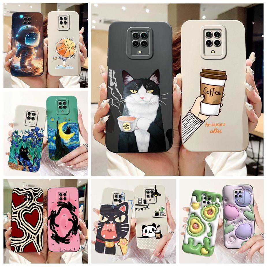 Чехол для Xiaomi Redmi Note 9 Pro Note 9S Новая Модная Расписная Крышка Мягкий ТПУ Ударопрочный Чехол для Телефона Для Redmi Note 9 Pro Max Корпус