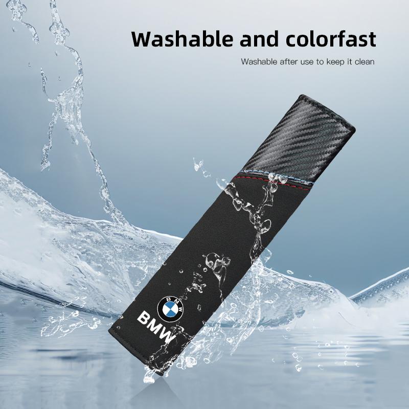 Для BMW E46 E90 E60 F30 F10 E39 i4 X1 X2 X3 X5 X4 X6 X7 M3 M4 M5 G30 G20 520i Чехол на ремень безопасности из замши, накладка для защиты плеча