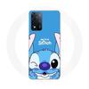 Чехол - MANIACASE - Oppo A93s 5G - Рисунок Стич - Цвет Синий - Гибкий