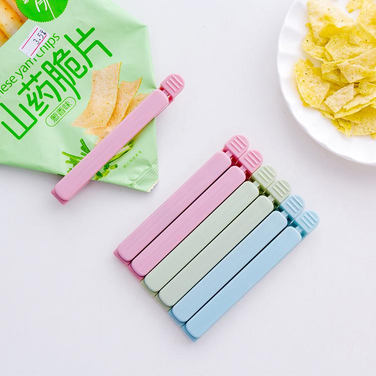 Colorful Moisture-Proof Sealing Clips for Kitchen Bags: Seasonings, Rice, Tea, Snacks