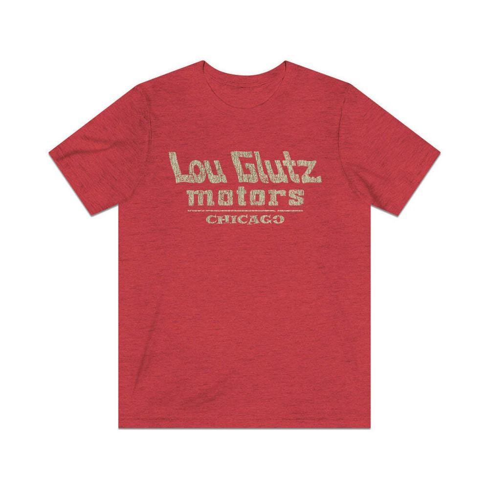 Lou Glutz Motors 1983 Винтажная мужская футболка Унисекс футболка