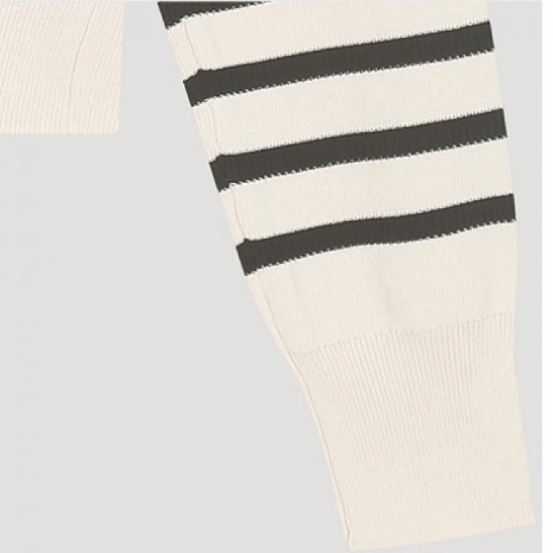 [She S miSS] Полосатый кардиган с круглым вырезом SSkcdo11060