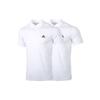 Adidas Рубашка поло с отложным воротником и короткими рукавами, мужские топы, белые CV8321