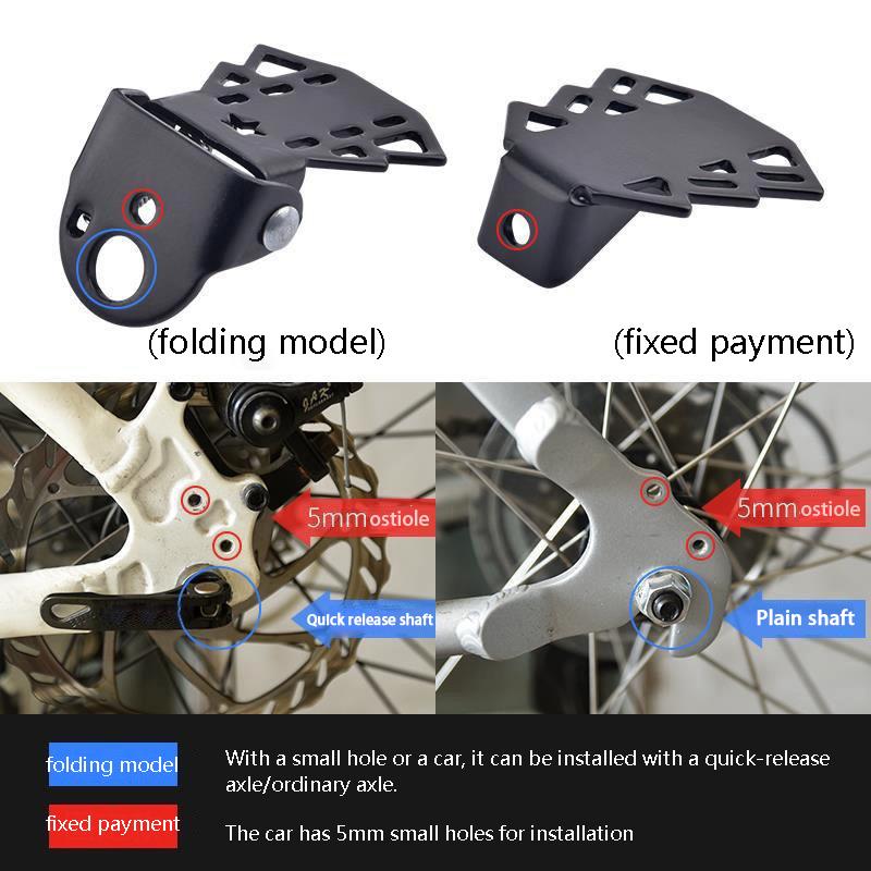 2Pcs Durable Mtb Rear Seat Footrest Mounted On Back Wheel Bike Pedals Folding Footboard Cycling Accessories Bicycle Foot Pedal