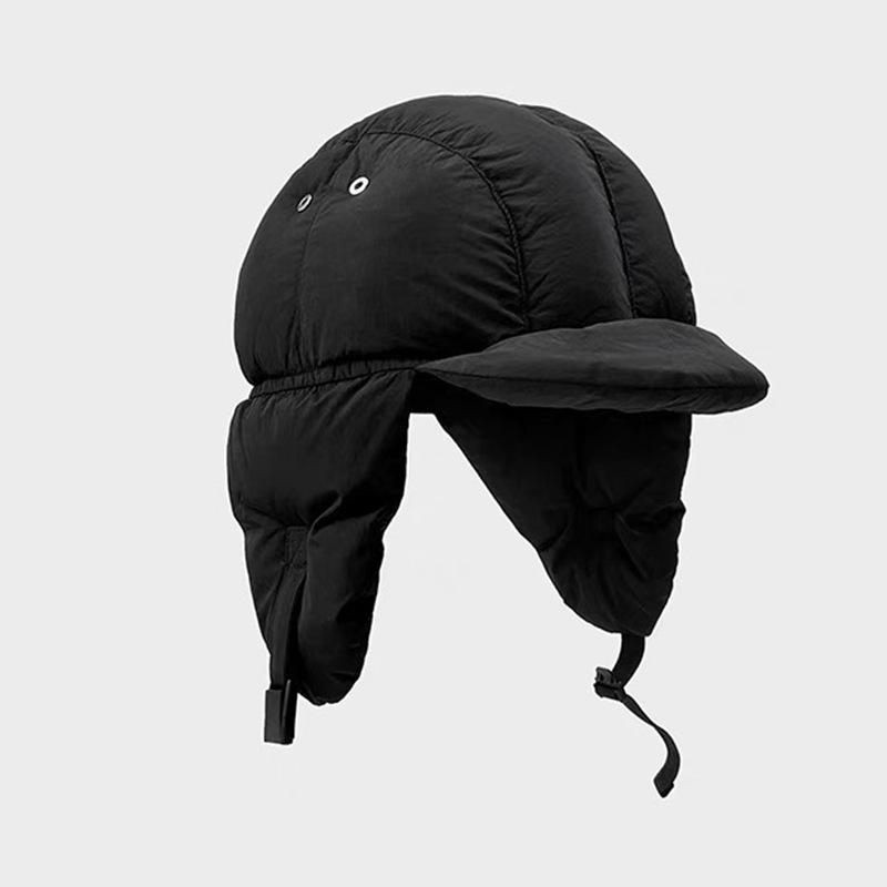 Легкая пуховая хлопковая кепка Lei Feng для мужчин и женщин, зимняя теплая защитная кепка для байкера, утолщенная бархатная кепка