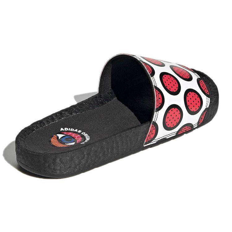 Adidas Adilette Boost Slide Pop Art Unisex Sneakers Black Core-Black Cloud-White GY5351