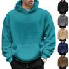Winter New Arrival Double-Faced Fleece Hooded Sweatshirt for Men Shearling Winter Pullover Jacket