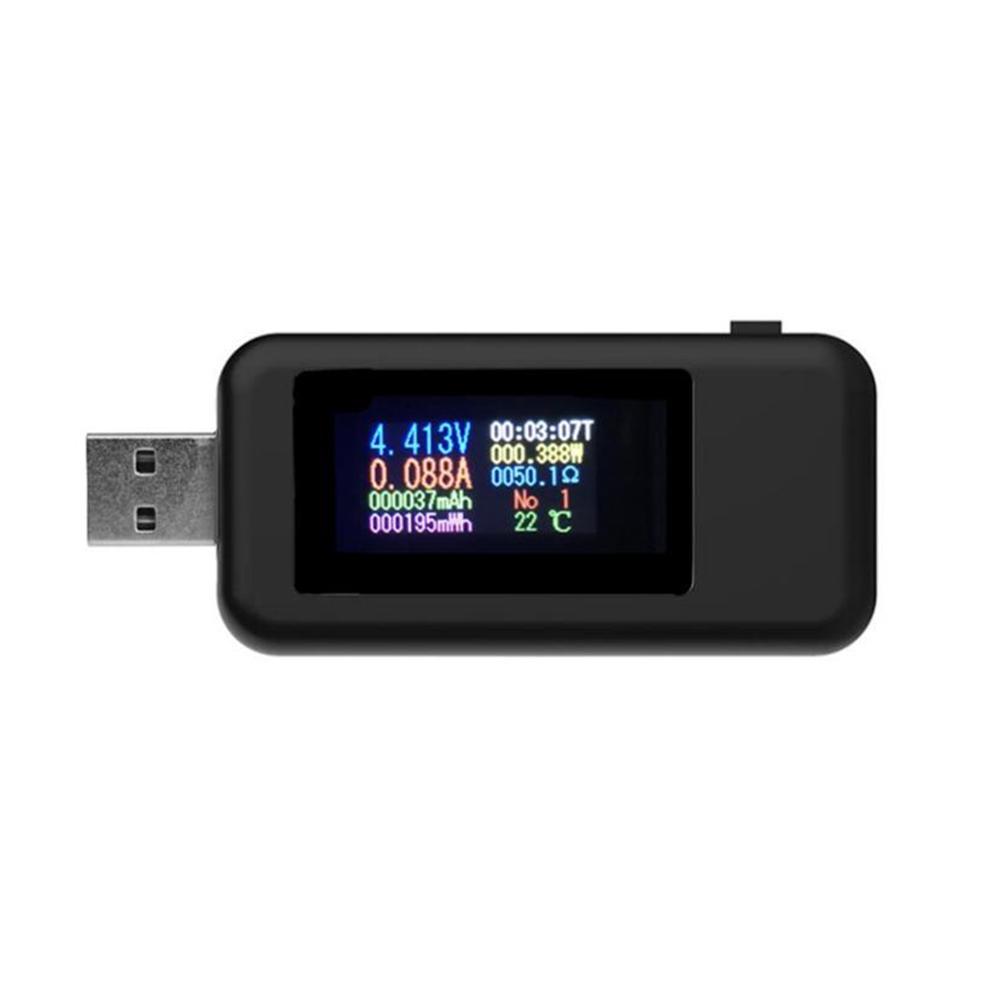 10 в 1 Цифровой дисплей DC USB Тестер Тока 4-30 В Вольтметр Таймер Амперметр Цифровой Монитор