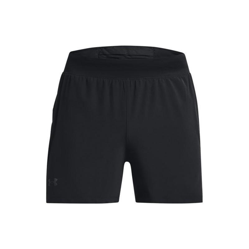 Under Armour Pure Color Brand Logo Sports Shorts Men Bottoms Black 1376509-001