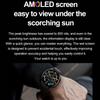 HK75 Ultra Thin Smart Watch AMOLED Screen Bluetooth-Compatible Calling NFC Waterproof Health Monitor Sports Watch