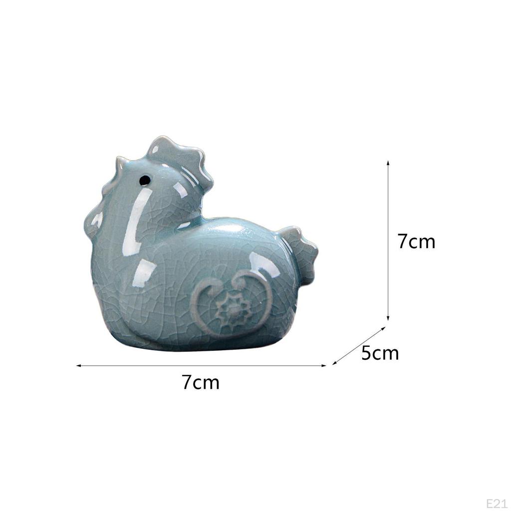 Керамическая коллекция чайных фигурок для домашнего декора