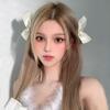 Princess Hair Clip Children Barrettes Satin Silk Bow Hair Clips Korean Duckbill Clip Women Hairpins