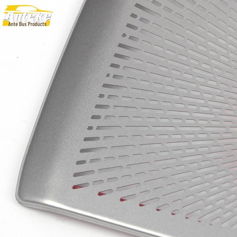 22 Highlander Rear USB Speaker Cover Sequin Stainless Steel Panel