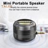 Mini Portable Speaker 3.5mm AUX Audio Interface Rechargeable Plug-Play Universal Smartphone Line-in Speaker with Clear Bass