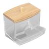 Коробка для ватных палочек, прочная, долговечная, прозрачная, высокая гладкость, практичный футляр для хранения с крышкой