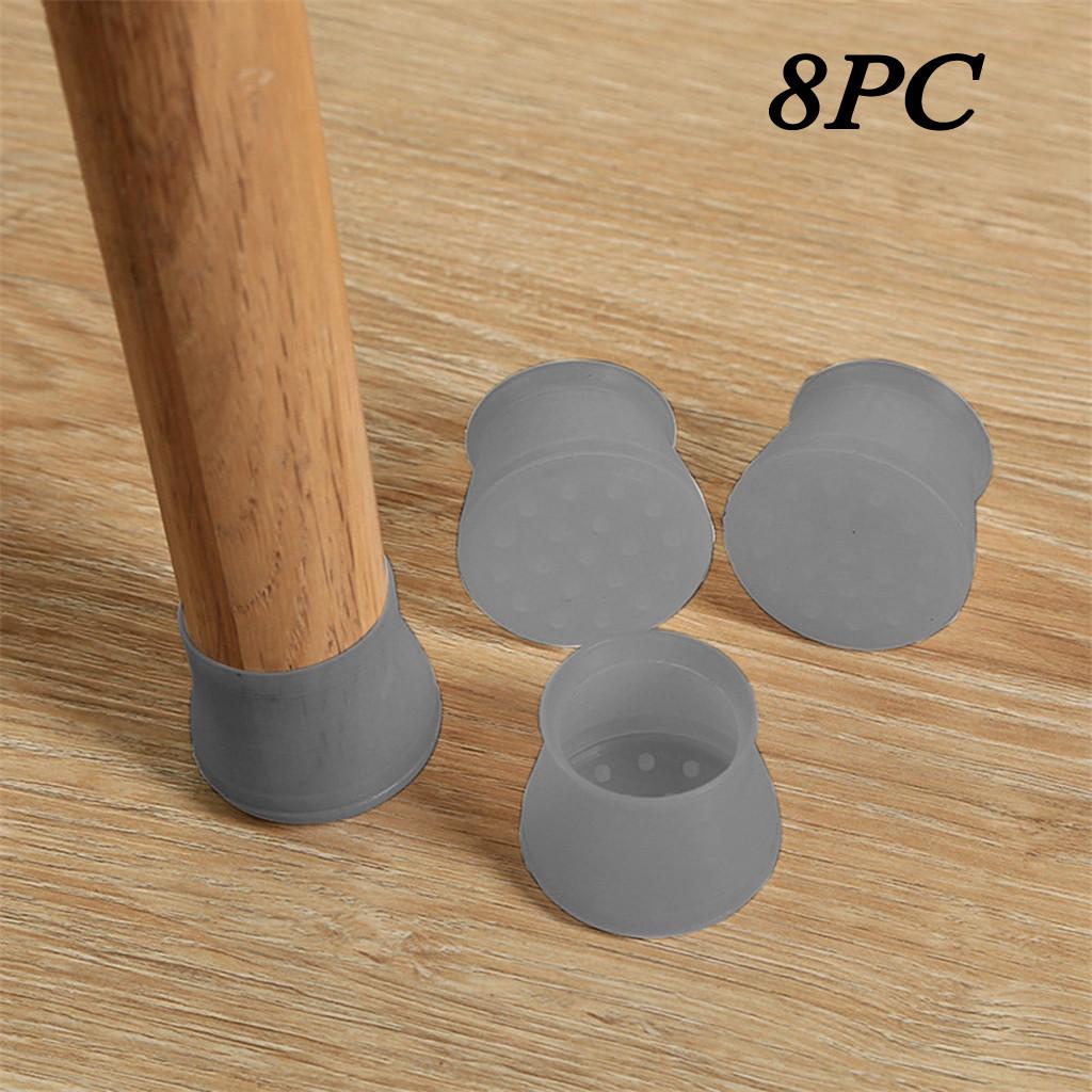 Table Chair Leg Silicone Cap Pad Furniture Table Feet Cover Floor Protector