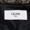 CELINE Excellent condition, domestically authorized 2M038043K tweed tube mac coat 52 BrownUsed