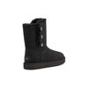 UGG Bailey Snaps Warm Durable Shock Absorbing Non-Slip Simple Comfortable Plush Mid-Calf Snow Boots Women Boots Black 1127151-BLK
