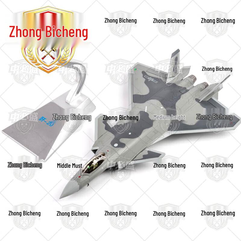 Реалистичный 1:Модель истребителя J-20 48-го масштаба