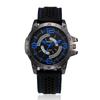 Sports Black Black Rubber Waterproof Blue Dial [TOAN] Men's Watch, Dial, Strap, Function,