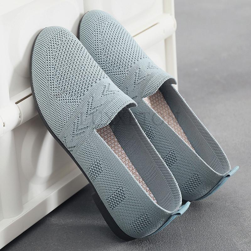 Сетчатые дышащие кроссовки женские легкие повседневные туфли на плоской подошве женские мокасины носки обувь с открытым носком женские летние
