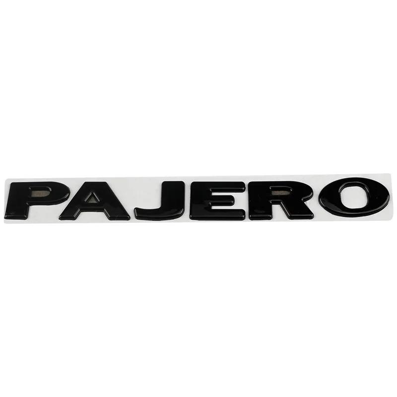 Car Metal PAJERO Letters Words Logo Badge Emblem Decals Sticker For Mitsubishi PAJERO Styling Decoration Auto Accessories