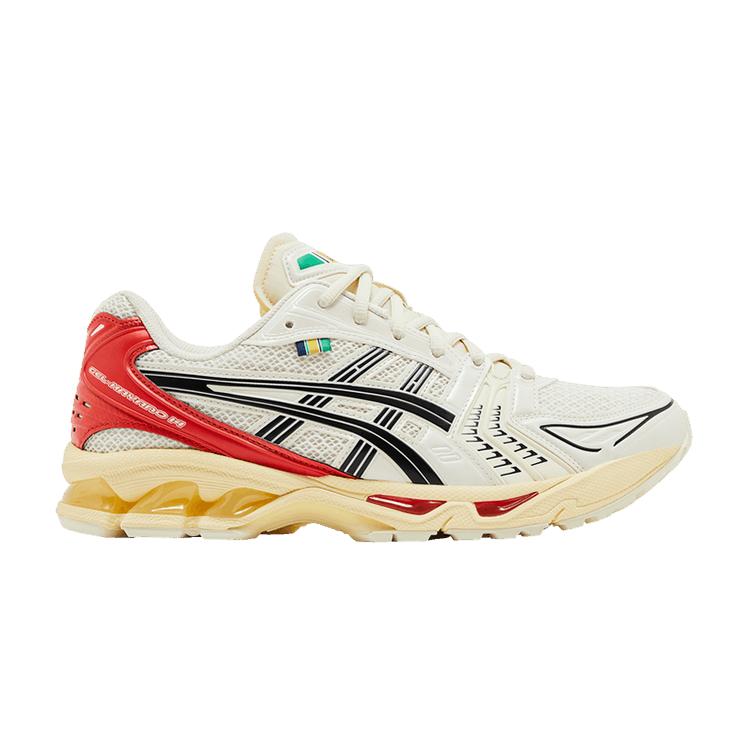 Институт Айртона Сенны x ASICS Gel Kayano 14 McLaren Унисекс Кроссовки Кремовый Березовый Огненно-красный 1203A766-200