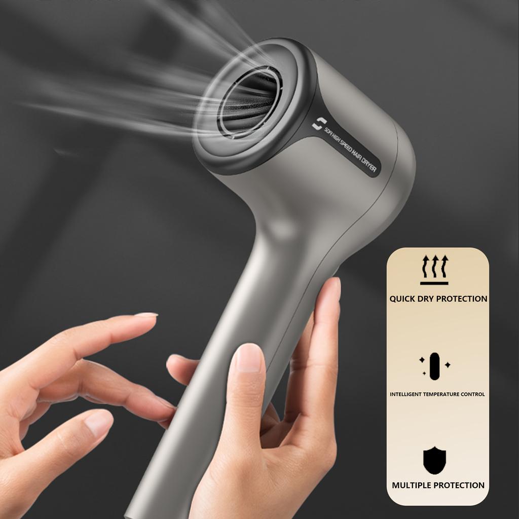 G1 Ionic Hair Dryer, Fast-Drying With Brushless DC Motor, Salon Negative Ions Blow Dryer, No Heat Damage