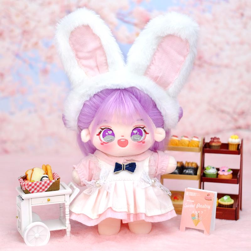 20 см Милый Хлопковый Плюшевый Наряд для Куклы с Платьем и Штанами