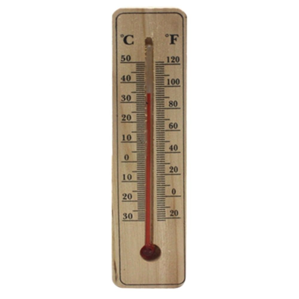 Wall Hanging Practical Room Wood Garage Indoor Direct Reading Type Logger Thermometers Wall-mounted