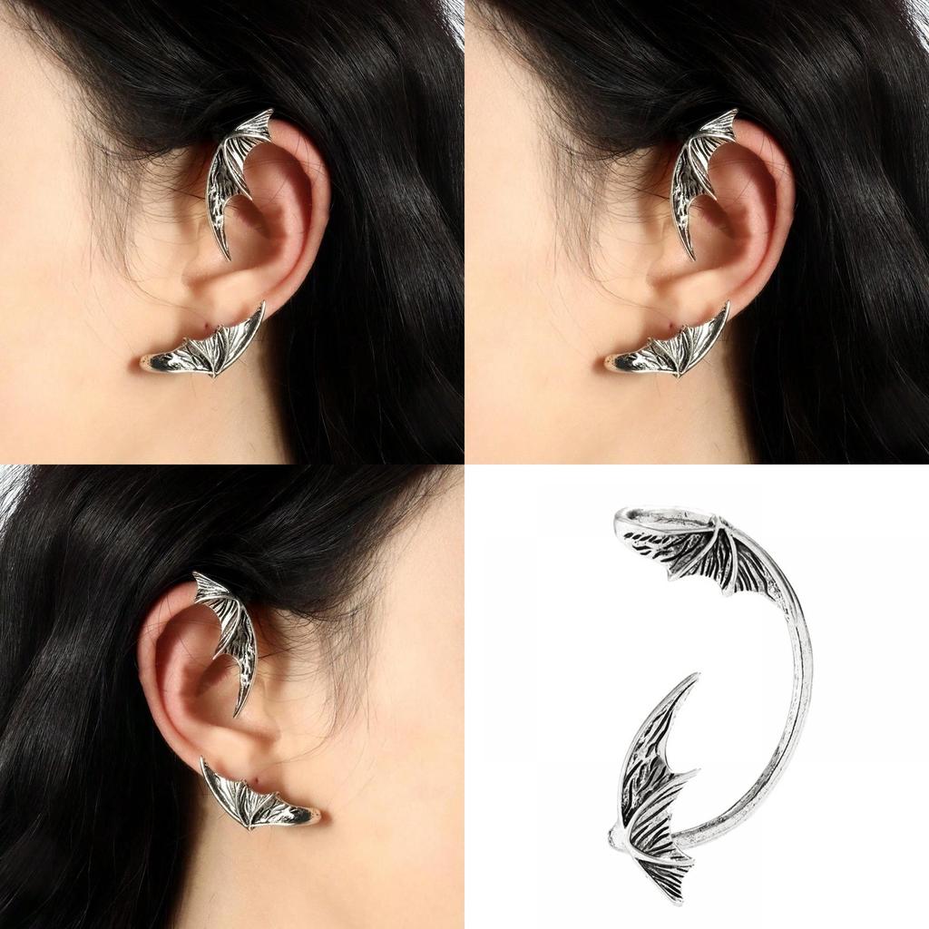 Серьги Летучие мыши на Хэллоуин Панк Готика Дизайн из сплава для женских аксессуаров