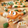 Игрушка Змейка для Двух Игроков 1/2 Шт. Магнитная Игрушка с Дистанционным Управлением Подвижные Глаза Электрическая Поедающая для Детей 2 Интерактивная RC Игра со Светом и Звуком