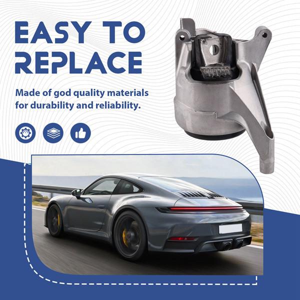 9A719938400: Right Side Engine Mount for 2017-2021 Porsche Panamera.