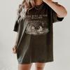 Retro 'Under The Willows In The Wind' Book T-shirt: Rural Style Book Gift Printed T-shirt Fan Bookworm Short Sleeve