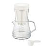 Akebono Sangyo Strong 500 Coffee Dripper for White Drip Coffee and Cold Brew Coffee Server, 2-Way Set,