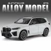 1/18 BMW X5M 2025 Внедорожник Сплав Модель автомобиля Литые Металлические Внедорожники Модель автомобиля Высокая Симуляция Коллекция Детская Игрушка Подарок
