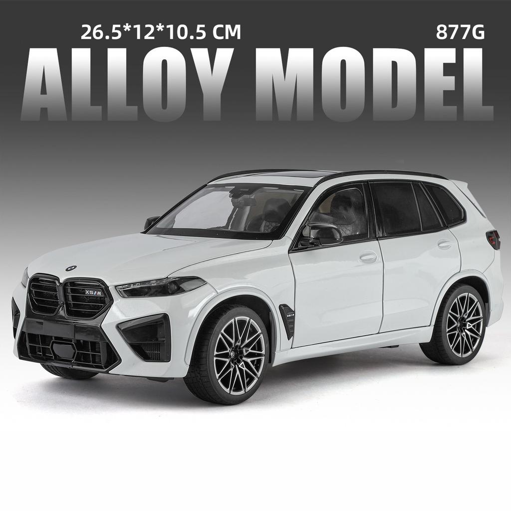 1/18 BMW X5M 2025 Внедорожник Сплав Модель автомобиля Литые Металлические Внедорожники Модель автомобиля Высокая Симуляция Коллекция Детская Игрушка Подарок