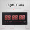 Wall Digital Clock LED Electric Calendar Wall Clock with Noctilucence Home Bedroom Office