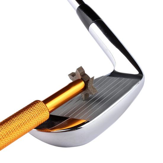 1 комплект точилки для клюшек для гольфа с 6 головками, компактный многоразовый инструмент для очистки канавок с 6 наконечниками для клюшек