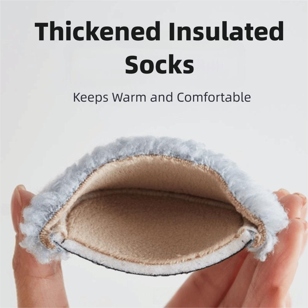 1 Pair Anti-slip Sole Toddler Sock Shoes Soft Plush Kids Shoes Baby Slippers  Walking Practice